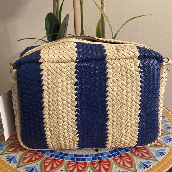 Clare V. Marisol Woven Leather  Crossbody Bag - Picture 9 of 13